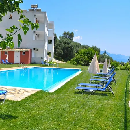 Studio Apartments With Pool Panorama Sea View Pelekas Beach Corfu Lägenhet *
