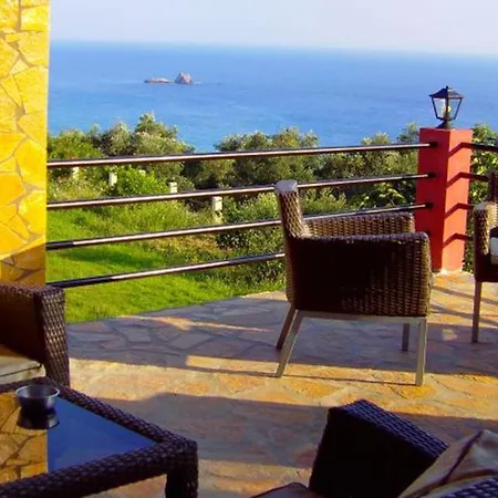 Studio Apartments With Pool Panorama Sea View Pelekas Beach Corfu Lägenhet *